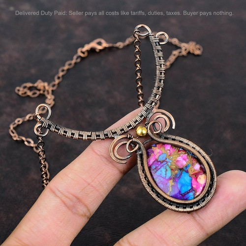 Collana avvolta filo di - in,