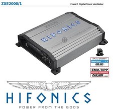 Amplificatore Hifonics ZXE 2000/1 1 canale classe D 1000 Watt RMS incl. telec...