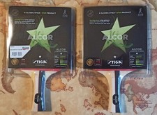 STIGA ALCOR - Lotto 2 x Racchette da Ping Pong / Tennis Tavolo 1 Stella ITTF