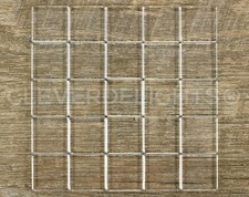 Piastrelle in vetro quadrato 1" - trasparente - vetro massiccio 1 pollice - artigianato fai da te - 50 100 500 pz