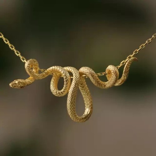 Ciondolo serpente unisex - , in