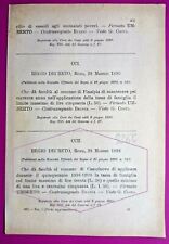 CASSOLNOVO(PV),REGIO DECRETO X APPLICARE LA TASSA DI FAMIGLIA ( MOLTO R@RO)-3266