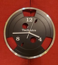 OROLOGIO MURO PARETE TECHNICS GIRADISCHI ORIGINALE WALL CLOCK TURNTABLE 1980
