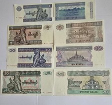Lotto di 4 Banconote  Birmania