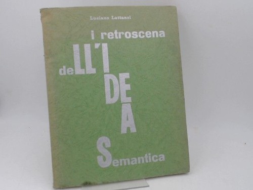 Retroscena dell idea - i, dell'idea