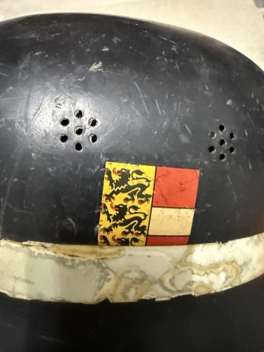 Elmetto elmo casco nero con