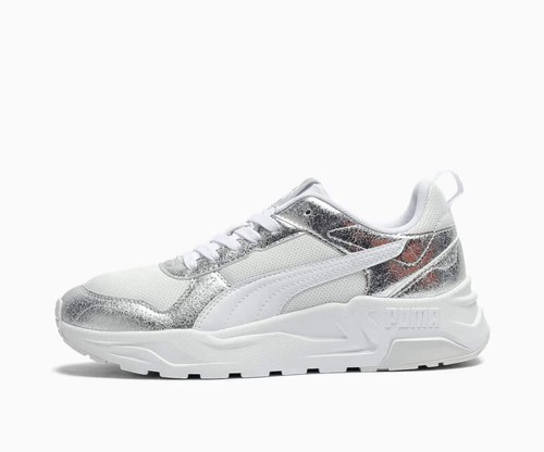 Puma trinity metallic bianco - 2,