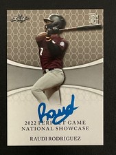 Scheda firmata Raudi Rodriguez