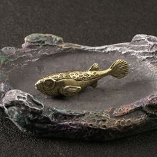 Solid Brass Fish Figurine