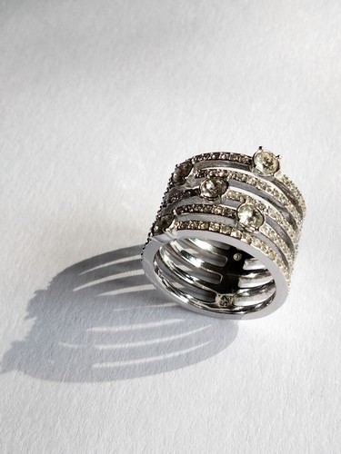 Anello fascia swarovski - anello,