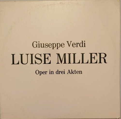 Giuseppe verdi luise miller - giuseppe,