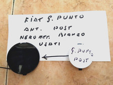 Tappo traino ant. col. Nero met. e post. col. bianco per Fiat Grande Punto  usa.
