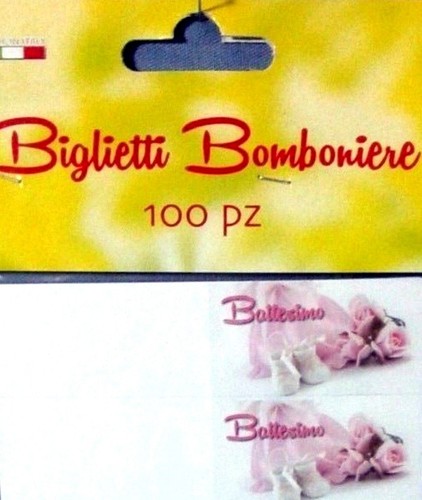 Biglietti bomboniere battesimo - bomboniere,