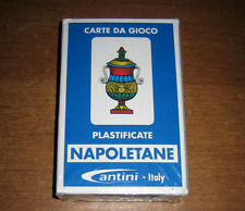 CARTE DA GIOCO NAPOLETANE Plastificate CANTINI Italy - Nuove sigillate