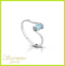 ANELLO IN ORO BIANCO 18K CON