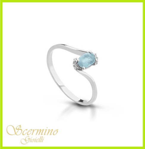 Anello oro bianco - oro,