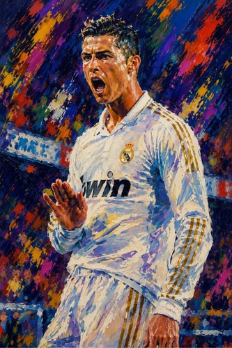 Poster calcio cristiano - poster, calcio/calcio