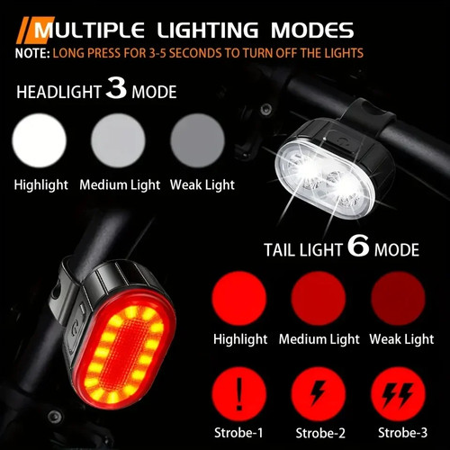 Luci led bicicletta - luci,
