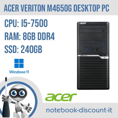 Acer veriton m4650g desktop - veriton, pc