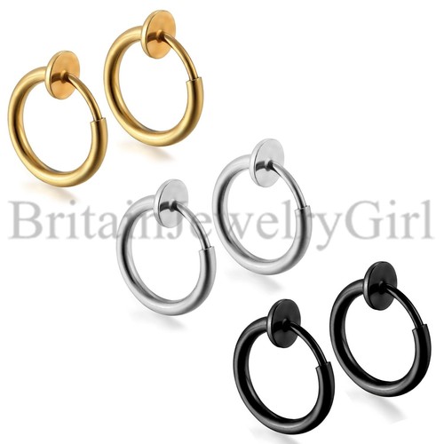 2pcs clip non piercing - 2pcs, clip-on