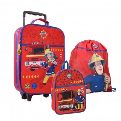 Set trolley pompiere sam - trolley,
