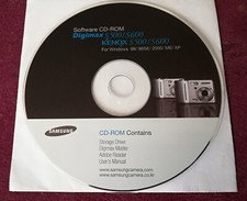 CD per fotocamere SAMSUNG DIGIMAX o KENOX S500 e S600