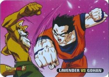 Dragon Ball Saga Collection Lamincards Diramix -  N° 146 LAVENDER Vs GOHAN