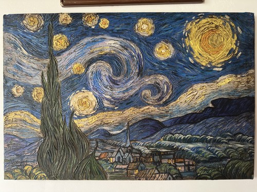 Dipinto olio artista vincent - olio,