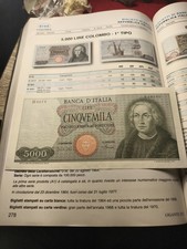 REPUBBLICA Banconota 5000 LIRE COLOMBO 1° TIPO 4/1/1968 Numero Basso SUP +