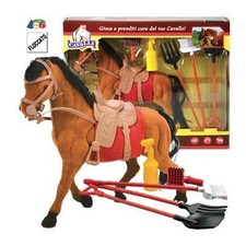 CAVALLO FLOCCATO CON ACCESSORI
