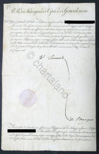 Regno sardegna decreto - -,