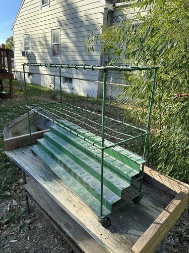 Antico scaffale girevole anni