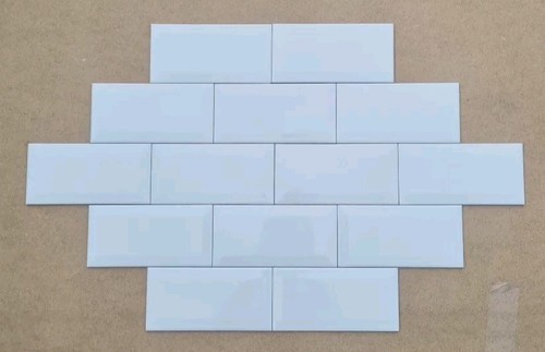 Mattone ceramica metro bianco - mattone,