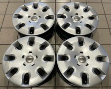 4 Cerchi in Ferro originali A U D I A1  da 15" USATI 5x100 ET29 + copricerchi