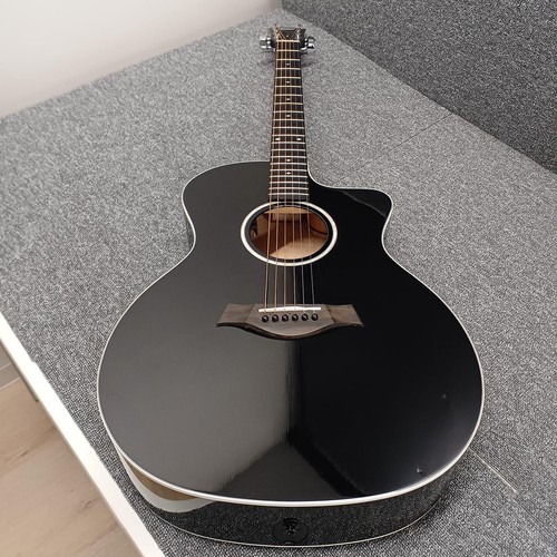 Taylor 214 dlx blk chitarra - taylor,