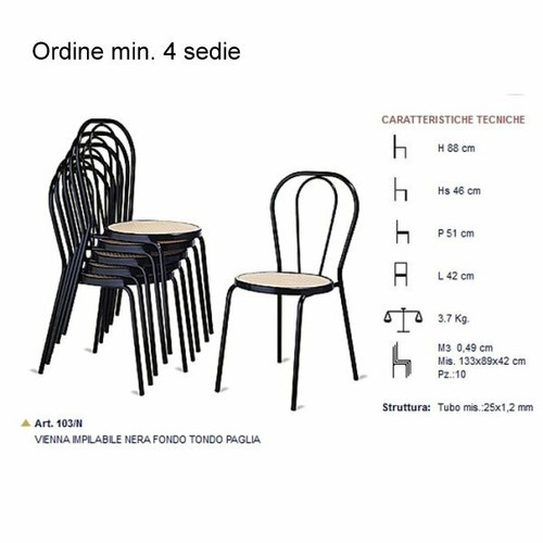 Sedia thonet vienna finta - vienna, i
