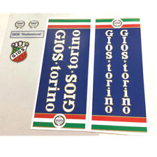 Gios Professional cornice bianca set completo di decalcomanie vintage 