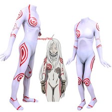 Costume cosplay anime Deadman Wonderland Shiro spettacolo tuta body Halloween