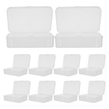  8 contenitori di plastica per piccoli oggetti - Mini scatola di immagazzinaggio