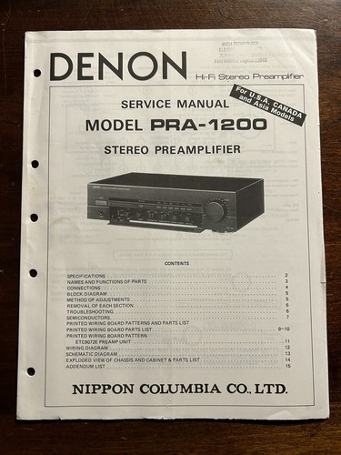Preamplificatore stereo denon - stereo,