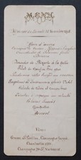 Menu 26 novembre 1898 caviale