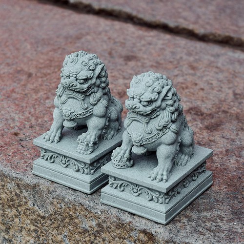 Pezzi mini statue leone - mini,