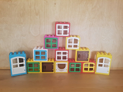 Lego duplo porte - lego, finestre
