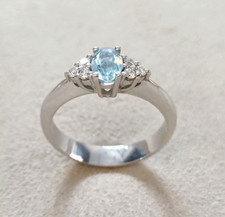 Anello oro Bianco 18 kt