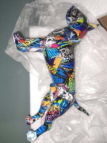 Statua bull terrier pop art - statua,