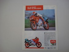 advertising Pubblicità 1989 MOTO APRILIA AF1 AF 1 50 PROJECT