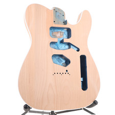 Corpo Telecaster ontano non finito con rilegatura ultra style corpo tele 4 libbre 11 oz