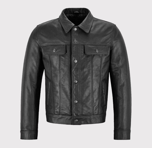 Camicia camionista uomo - , pelle