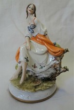 PORCELLANA CEDRASCHI MILANO FIGURINA  SCULTURA STATUA