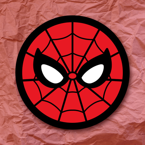 Adesivo logo spiderman - adesivo,